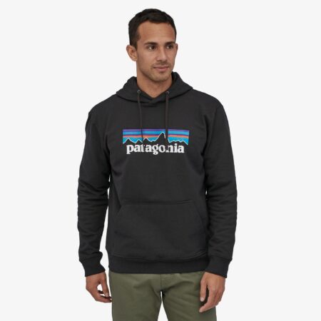 Patagonia Men's P-6 Logo Uprisal Hoody-Black - Imagen 2